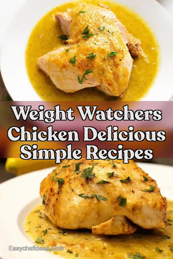 Weight Watchers Chicken Delicious Simple Recipes