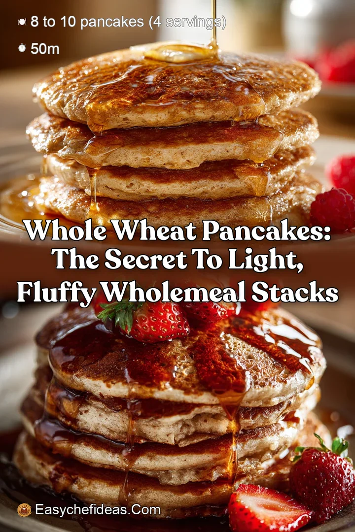 Whole Wheat Pancakes: The Secret to Light Fluffy Wholemeal Stacks