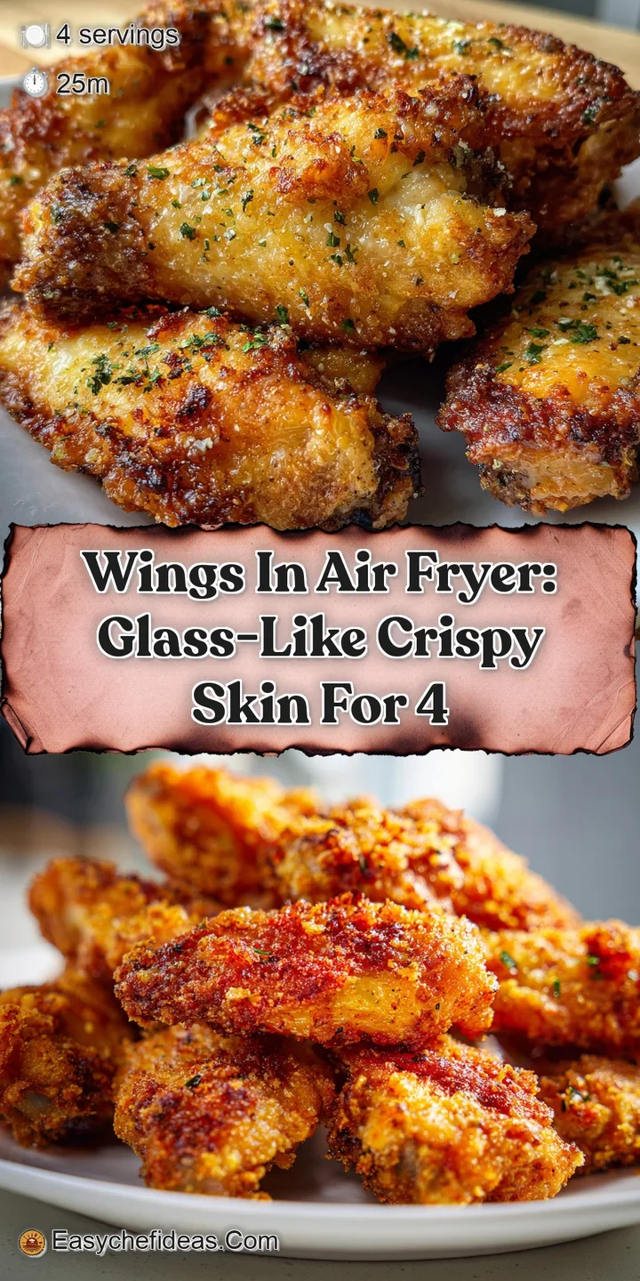 Close-up of juicy air-fried chicken wing, featuring glistening sauce and crispy texture. An appetizing, flavorful experience.