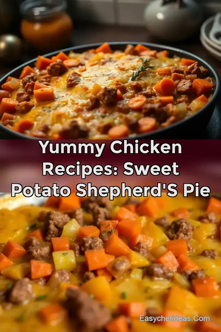 Yummy Chicken Recipes: Sweet Potato Shepherd s Pie