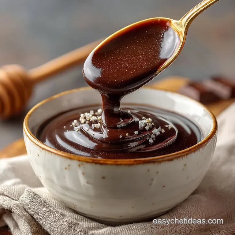 The Kings Road Chocolate Sauce Rich Glossy and Ready in 10 Minutes presentation