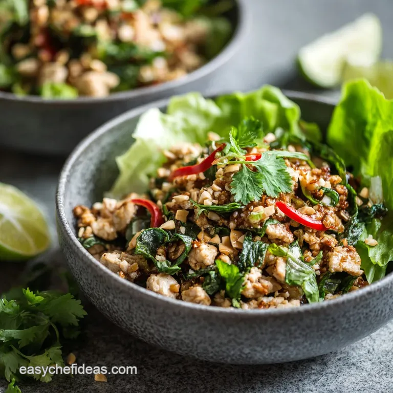 15Minute Chicken Larb Bowls: Your Spot-On Speedy Thai-Lao Dinner