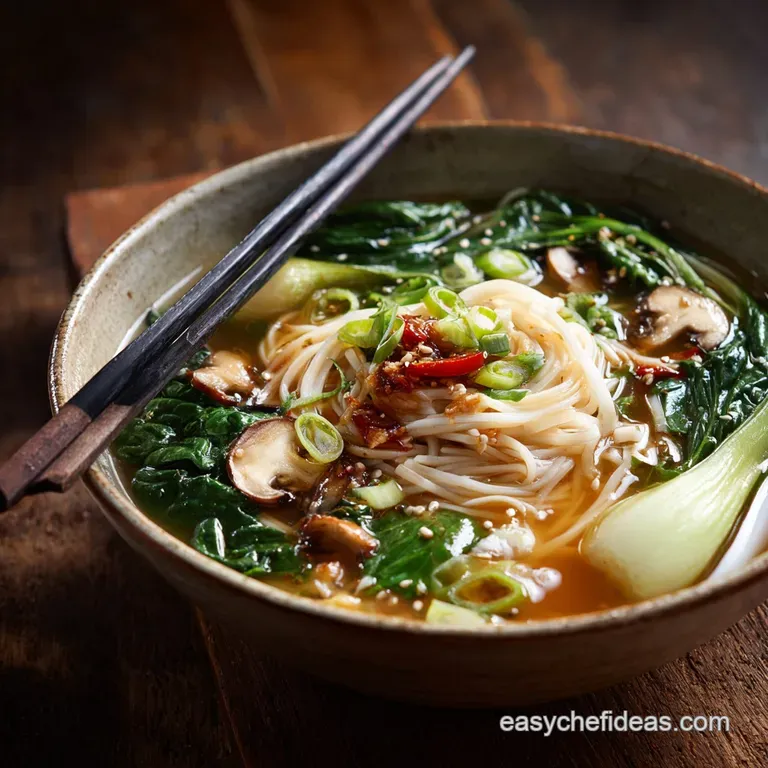Speedy 20Minute Umami Bomb Crispy Garlic Miso Noodle Soup