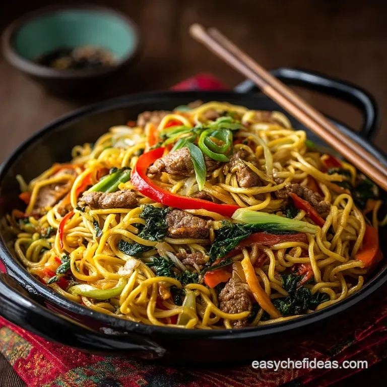 Wok Wonders Copycat Panda Express Chow Mein the Speedy Weeknight Version presentation