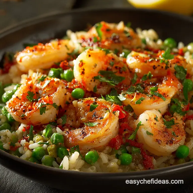 30Minute Shrimp Peas and Rice: the Speedy Coastal Quick-Fix presentation