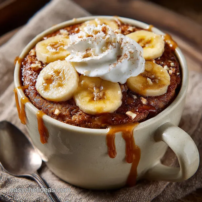 Banana Bread Mug Muffins: The Ultra-Moist 90-Second Microwave Treat