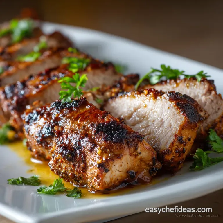 Mexican Adobo Rubbed Grilled Pork Tenderloin: Smoky Fiesta Dinner