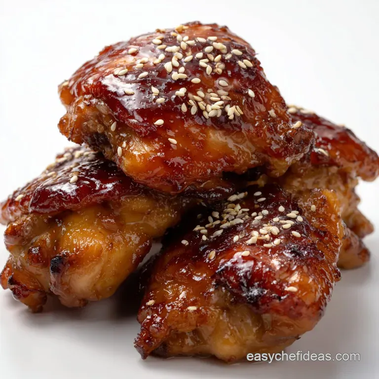 Air Fryer Asianglazed Boneless Chicken Thighs the Ultimate Sticky Weeknight Dinner presentation