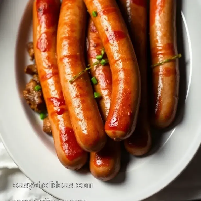 Air Fryer Bratwurst: Juicy and Flavorful presentation