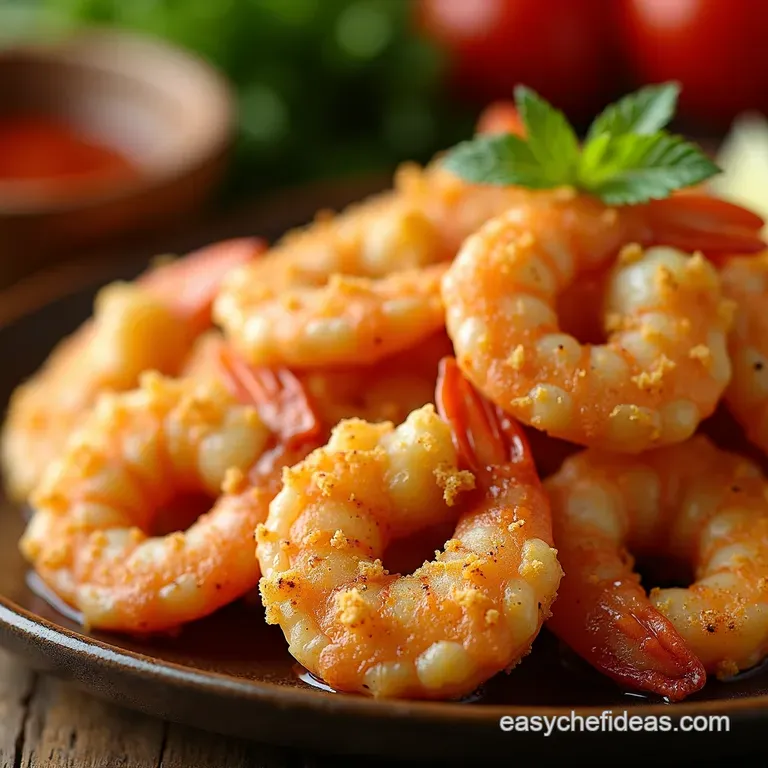 Air Fryer Garlic Parmesan Shrimp Quick Crispy and Irresistibly Garlicky presentation