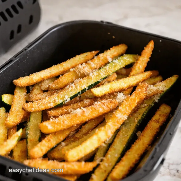 Air Fryer Zucchini Fries with Parmesan Garlic Aioli presentation