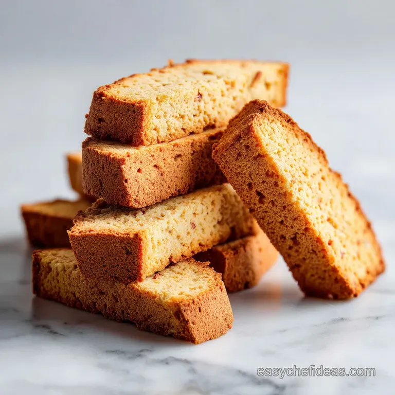 Almond Flour Biscotti: Rigid and Crispy