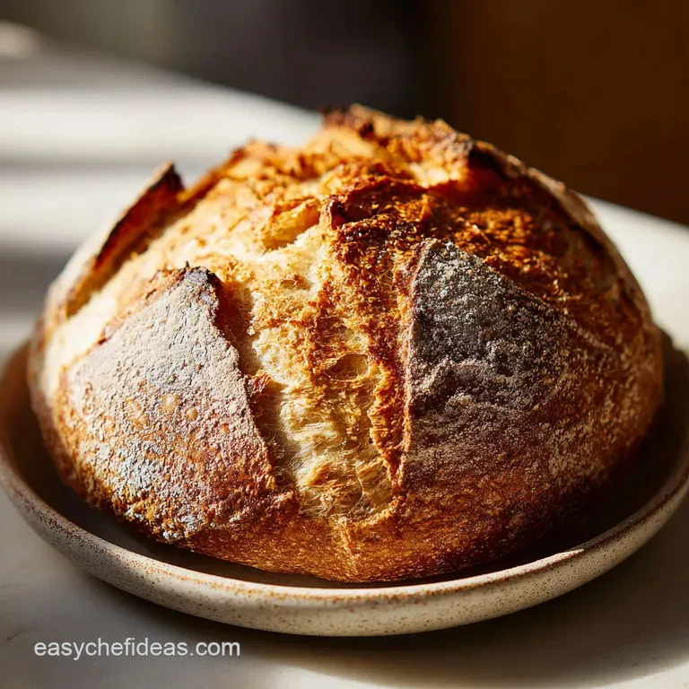 Crackling Crust & Open Crumb: Easy Sourdough Bread