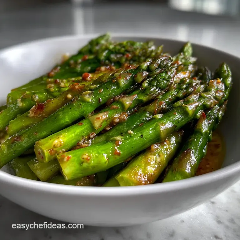 Asparagus with Dijon Vinaigrette: Zesty Side