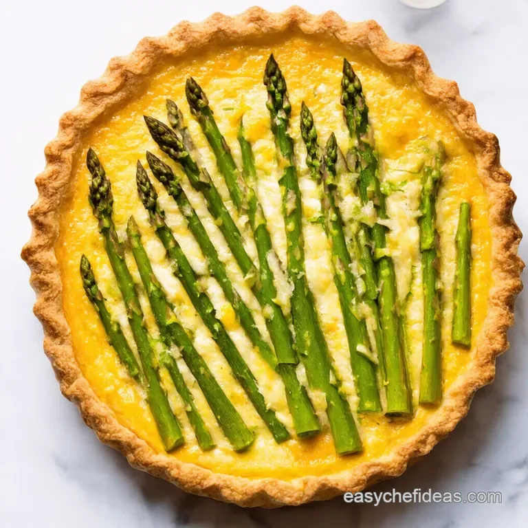 Asparagus Gruyere Tart with LemonHerb Crust