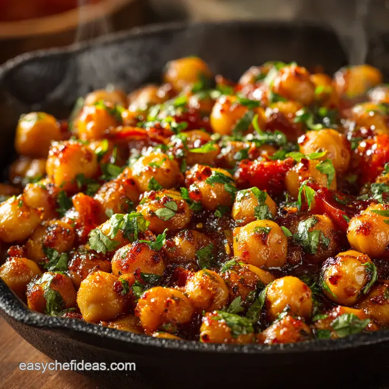 Authentic Chana Masala Easy Chickpea Curry presentation