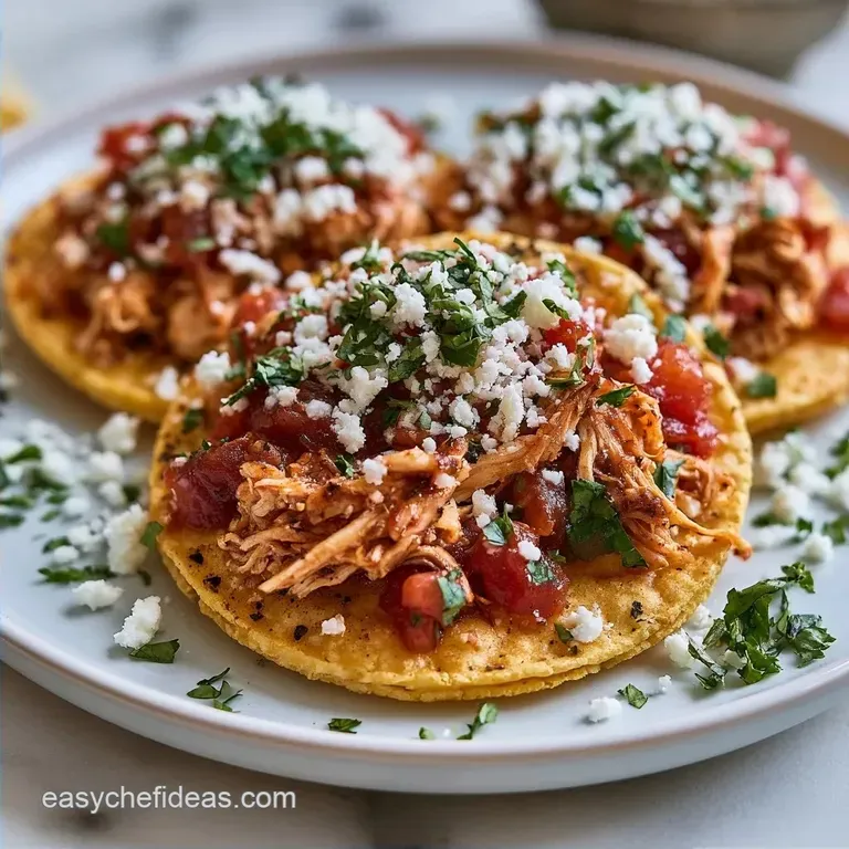 Authentic Chicken Tostadas in 50 Minutes