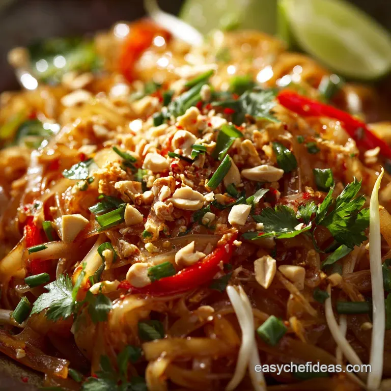 Pad Thai Masterclass: Authentic Sweet Sour and Umami Recipe presentation