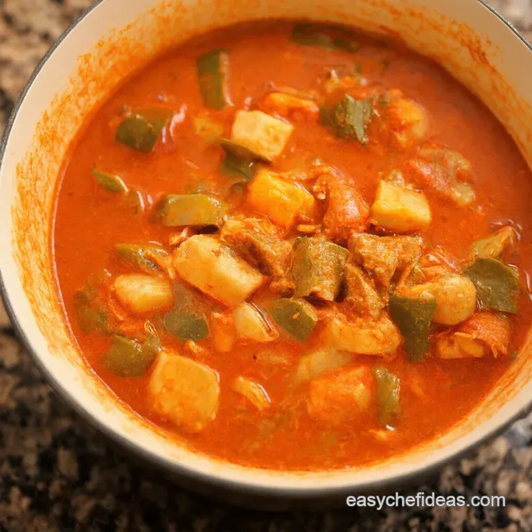 Authenticish Chicken Andouille Gumbo presentation