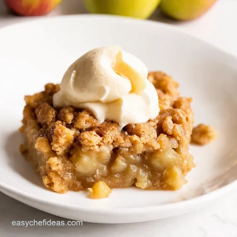 Autumn Bliss Apple Crisp with Vanilla Bean Ice Cream