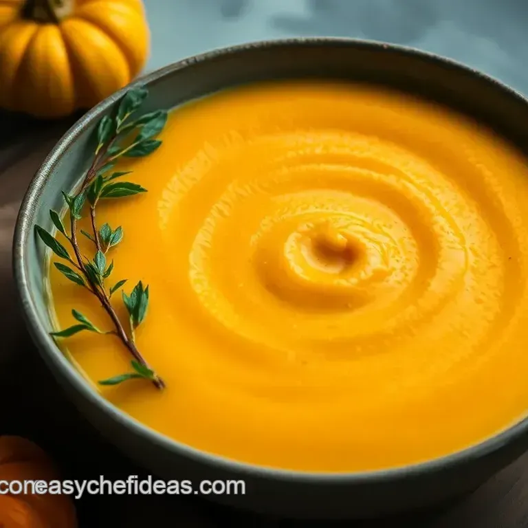 Autumn s Embrace: Creamy Roasted Pumpkin Soup