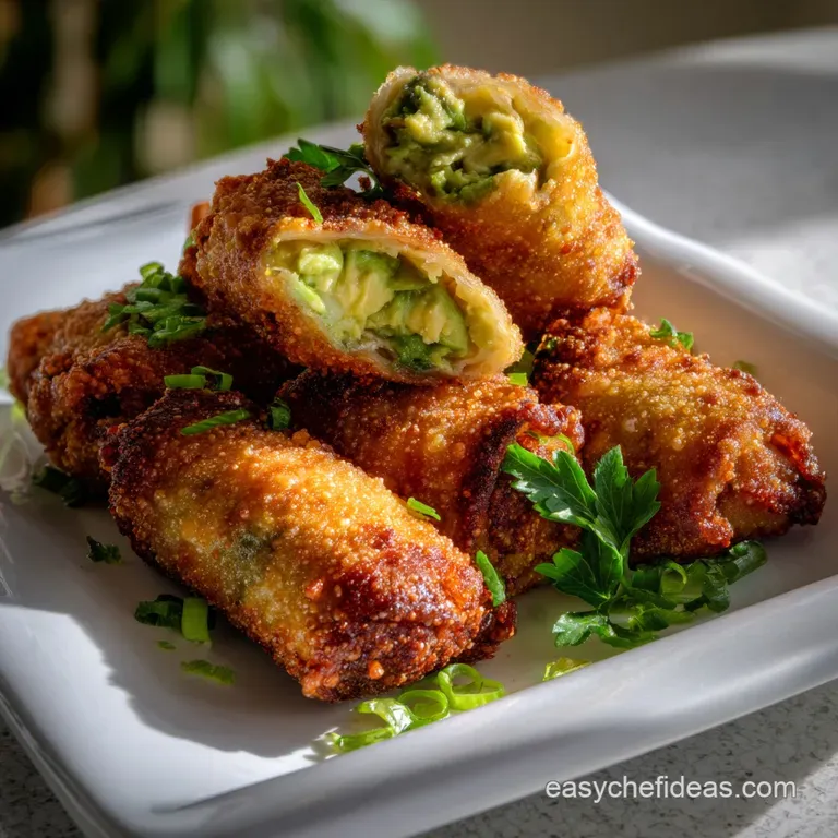 Easy Restaurant-Style Avocado Egg Rolls
