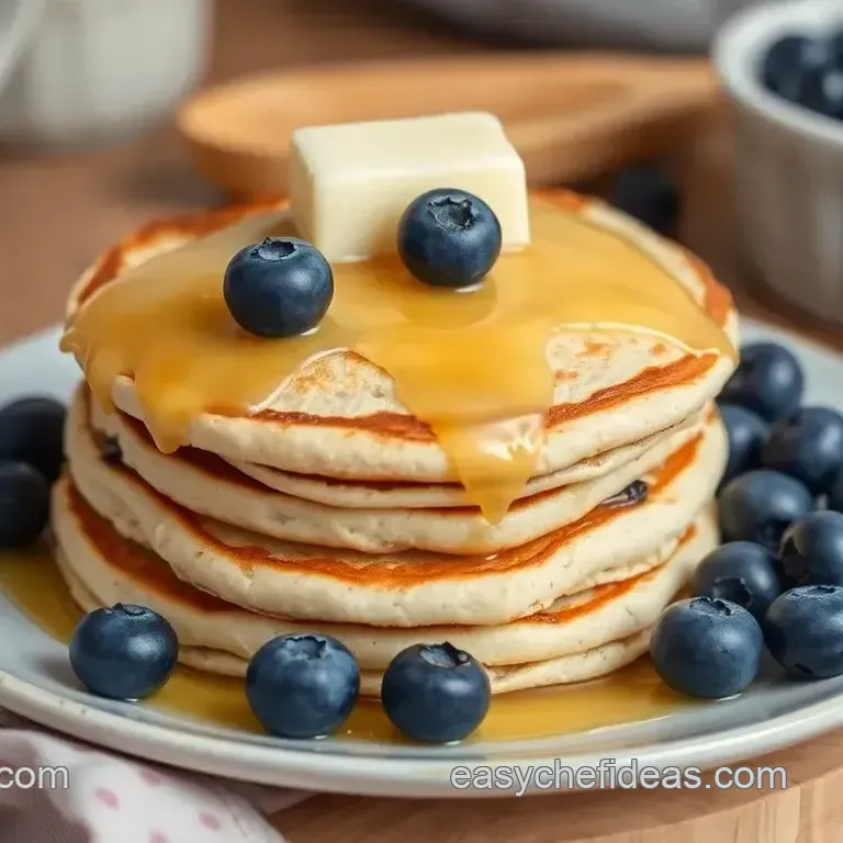 Deliciously Fluffy Blueberry Pancakes for Mother s Day