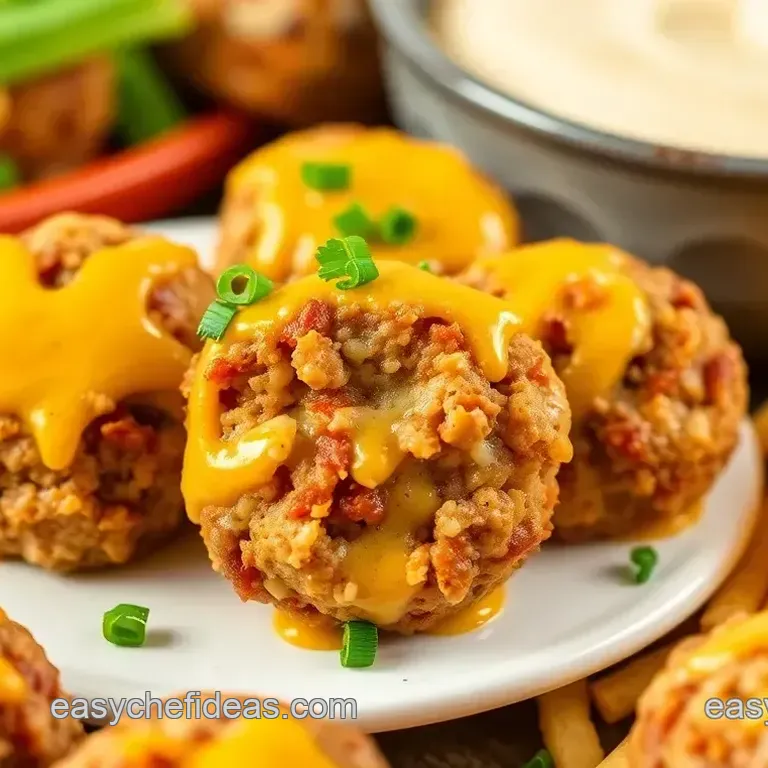 Savory Cheesy Sausage Balls: A Quick and Delicious Treat!