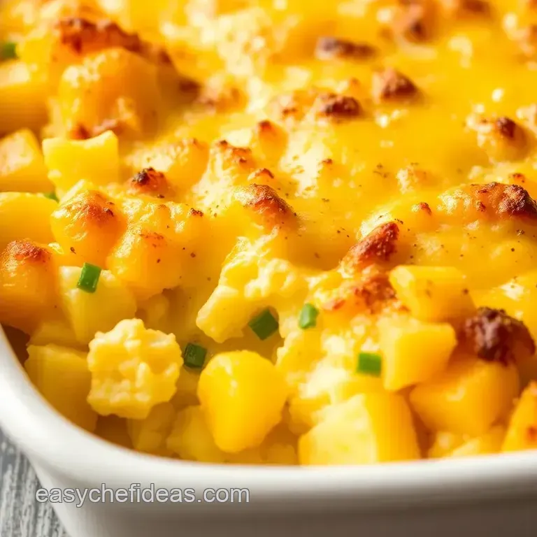 Delightful Cheesy Squash Casserole presentation