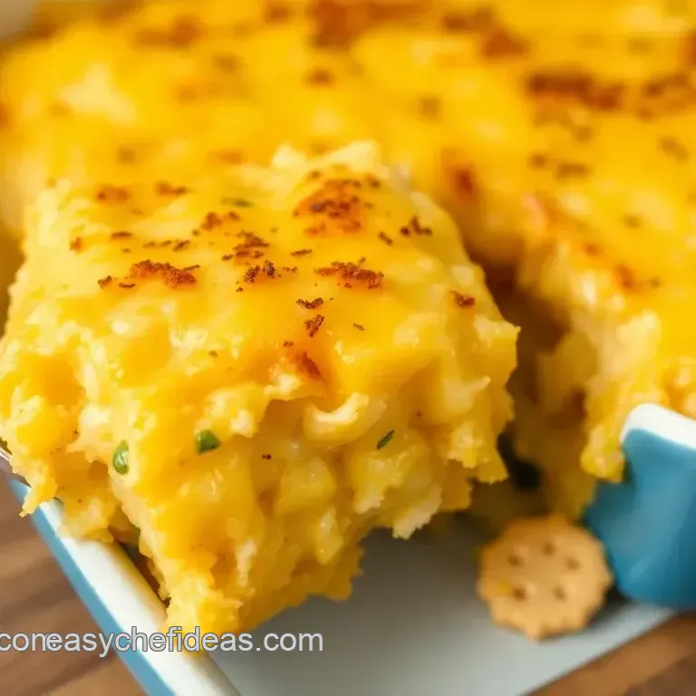 Delightful Cheesy Squash Casserole