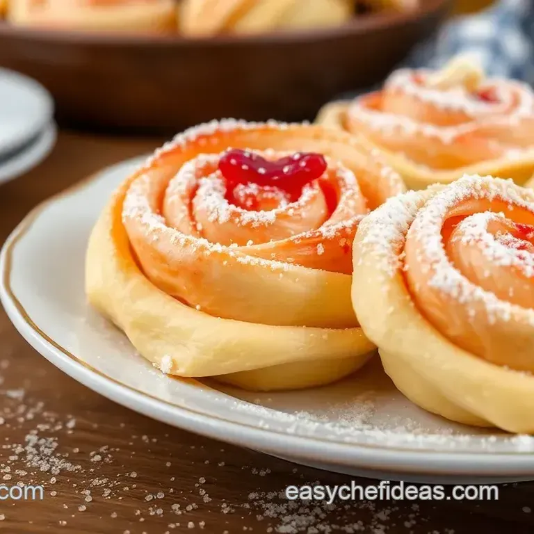 Delicious Polish Roses: Flaky Pastries in Just 50 Minutes