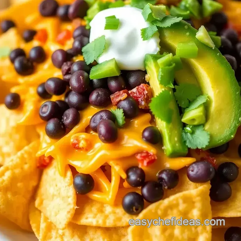 Bake Easy Avocado Nachos for Quick Fun presentation