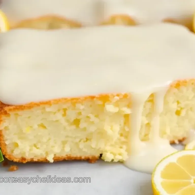 Bake Kefir Sheet Cake with Zesty Lemon Glaze