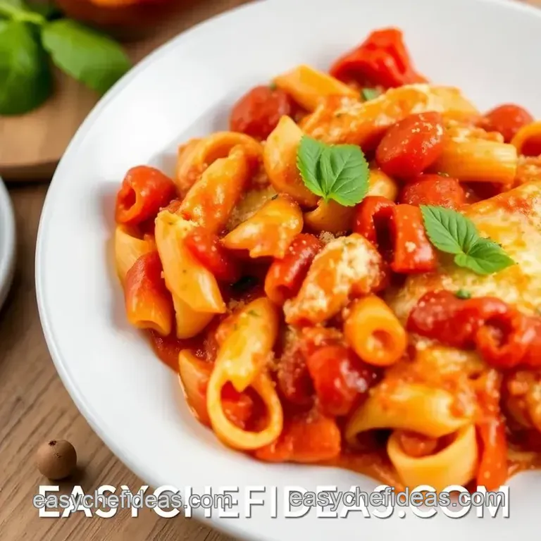 Ultimate Pizza Pasta Casserole presentation