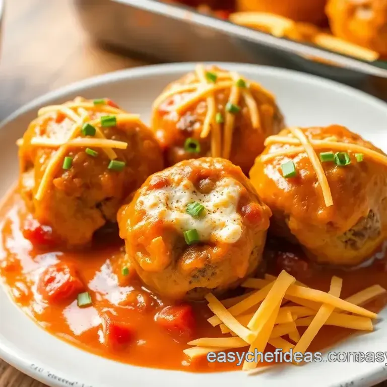 Savory Rotel & Cream Cheese Sausage Balls