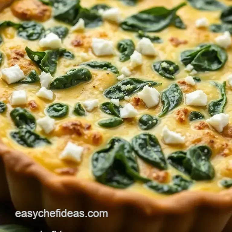 Bake Spinach Quiche: Healthy & Delicious! presentation