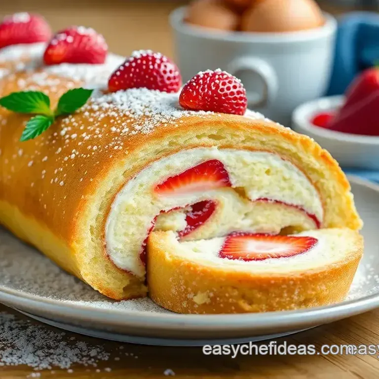 Delicious Strawberry Swiss Roll: A Light Dessert You&rsquo;ll Love