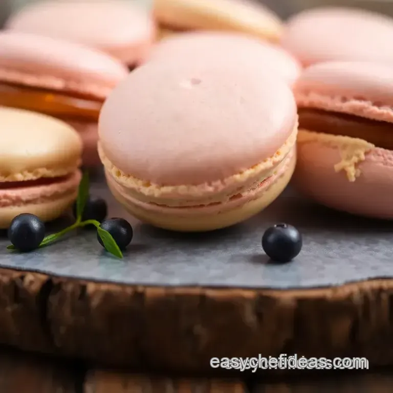 Bake Tea Macarons with Unique Flavors presentation