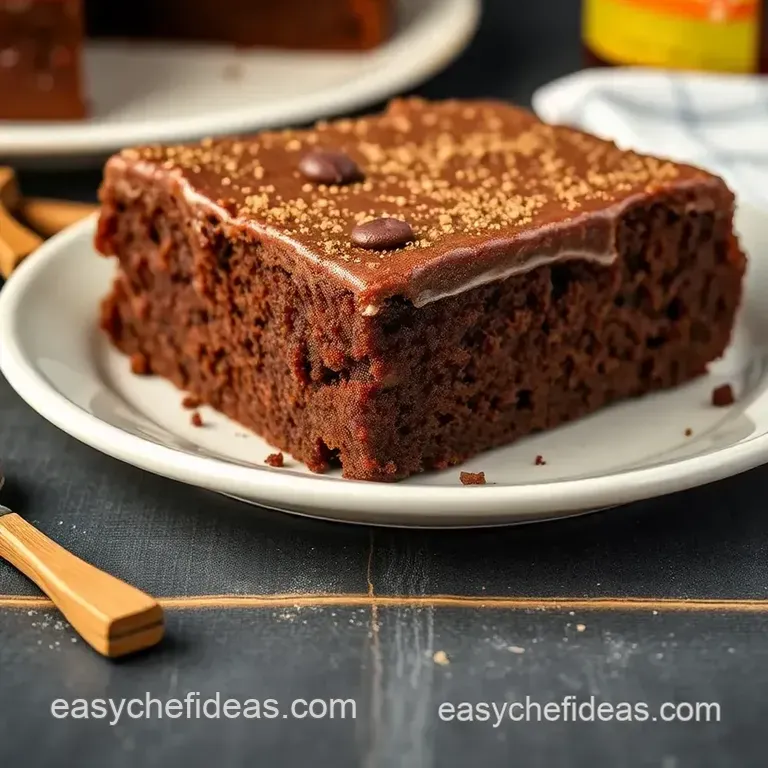 Bourbon Bliss: Happy Moments Chocolate Cake presentation