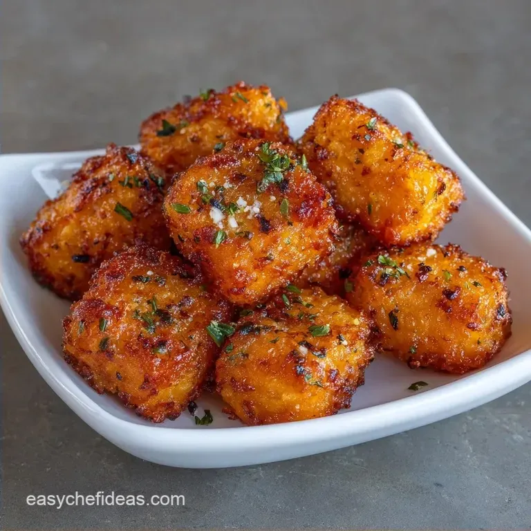 Baked Butternut Squash Tots: Crispy and Savory