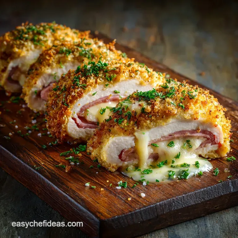 Baked Chicken Cordon Bleu: The Crispy No-Fuss Dinner Classic