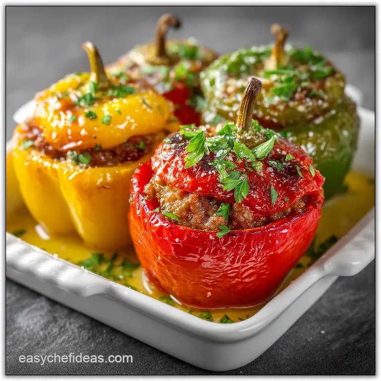 Stuffed Peppers: Ultimate Baked Mediterranean Style