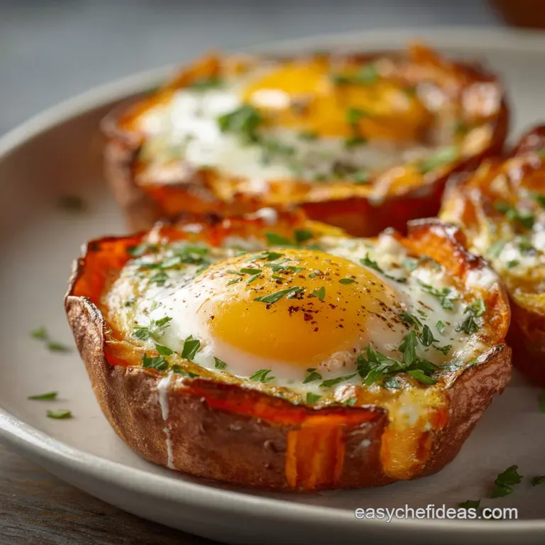 Sunrise Sweet Potato Egg Cups Your New Favourite Brunch Buddy presentation