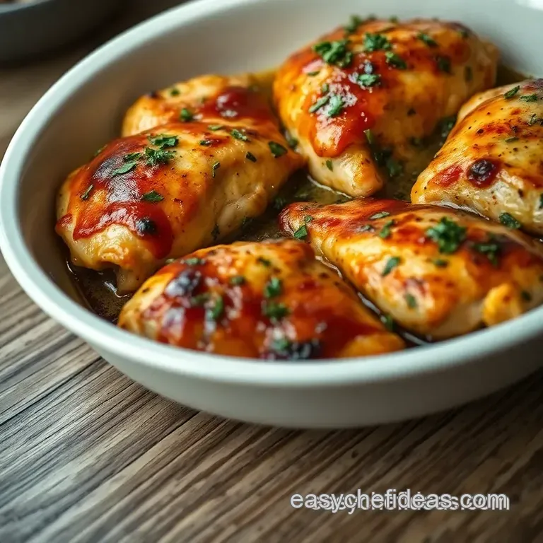 Baked Tuscan Chicken presentation