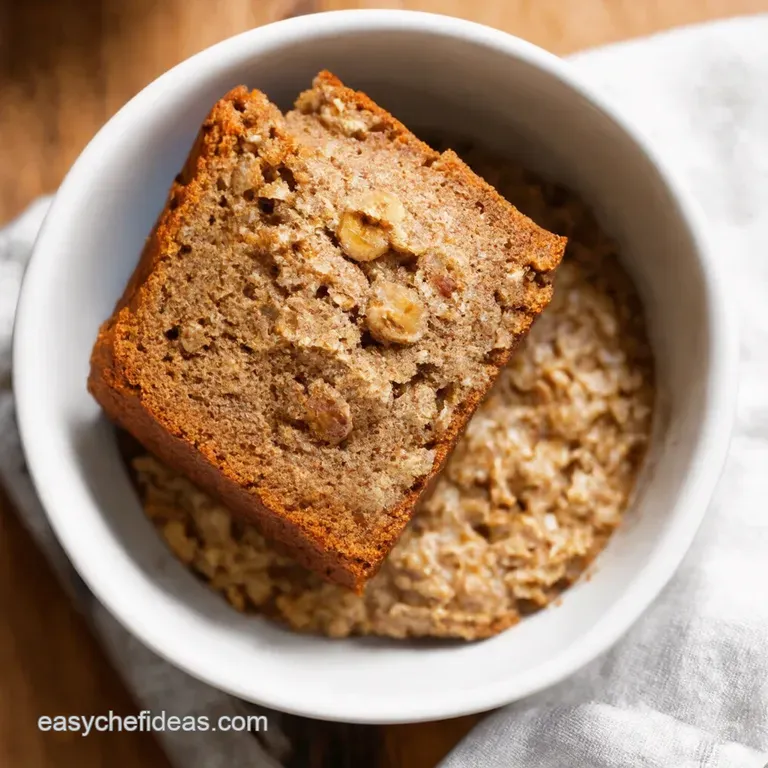 Banana Bread Bliss Easy Overnight Oats presentation