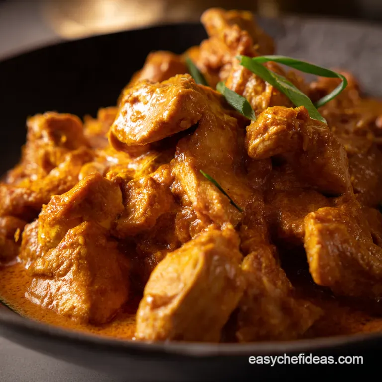 Bangkok in a Bowl: Quick & Easy Chicken Red Curry presentation