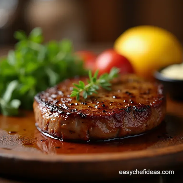The Bankers Best 5Ingredient Steak Marinade presentation