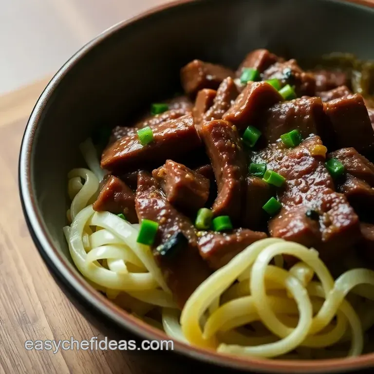 Beef Stir-Fry Delight: a Classic Chinese Comfort presentation