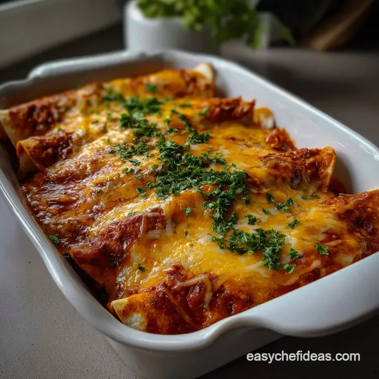 The Best Chicken Enchiladas: Tender Flavorful