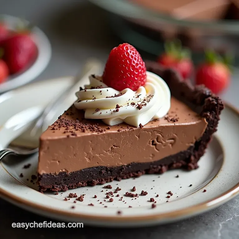 Decadent Dark Chocolate French Silk Pie The Ultimate Creamy Classic